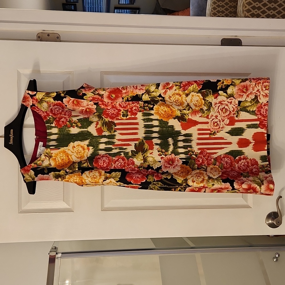 Oscar de la Renta Botanical Shift Dress